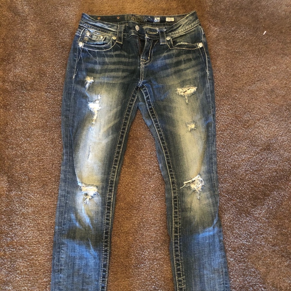 MissMe mid rise skinny sz 26